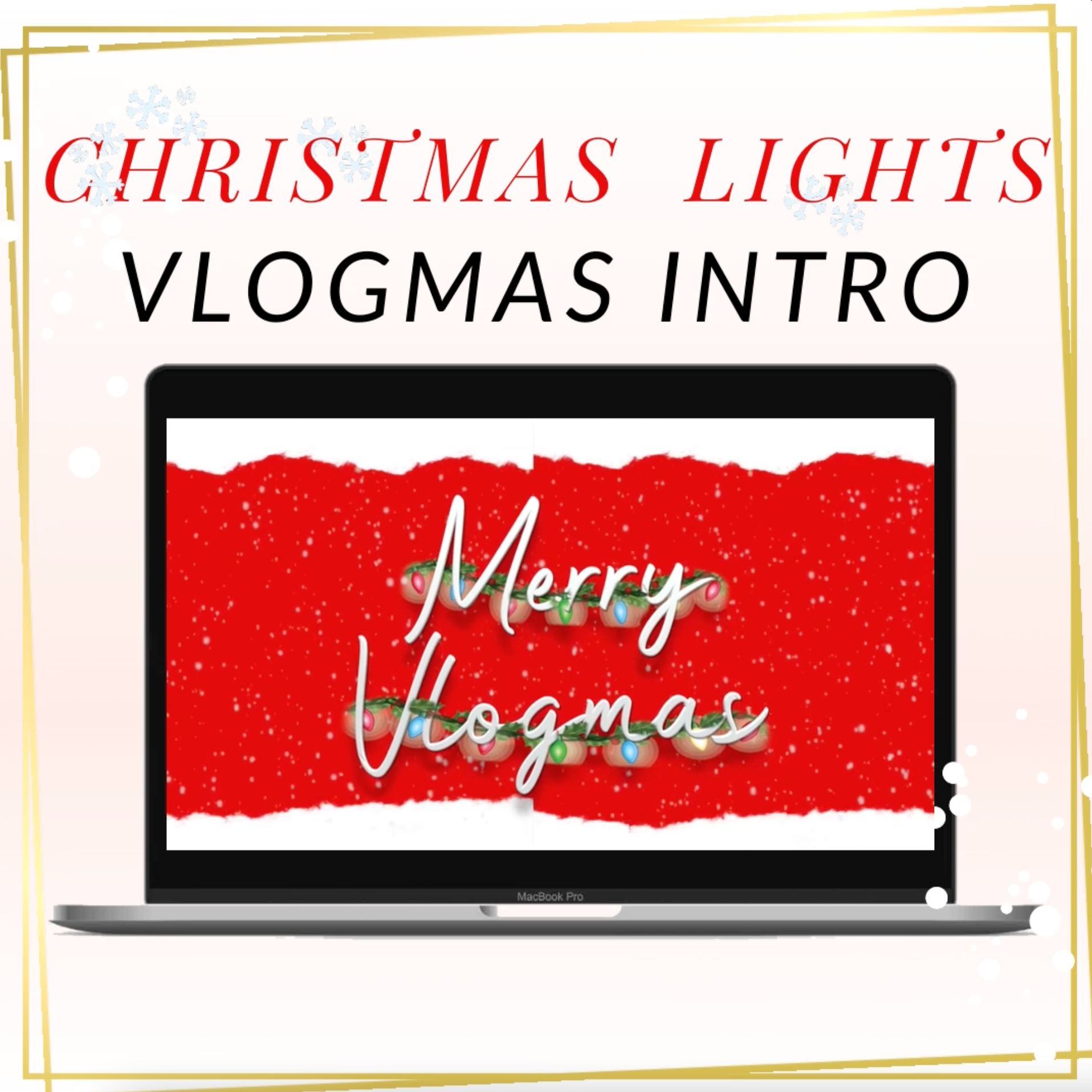 Christmas Lights Vlogmas Intro