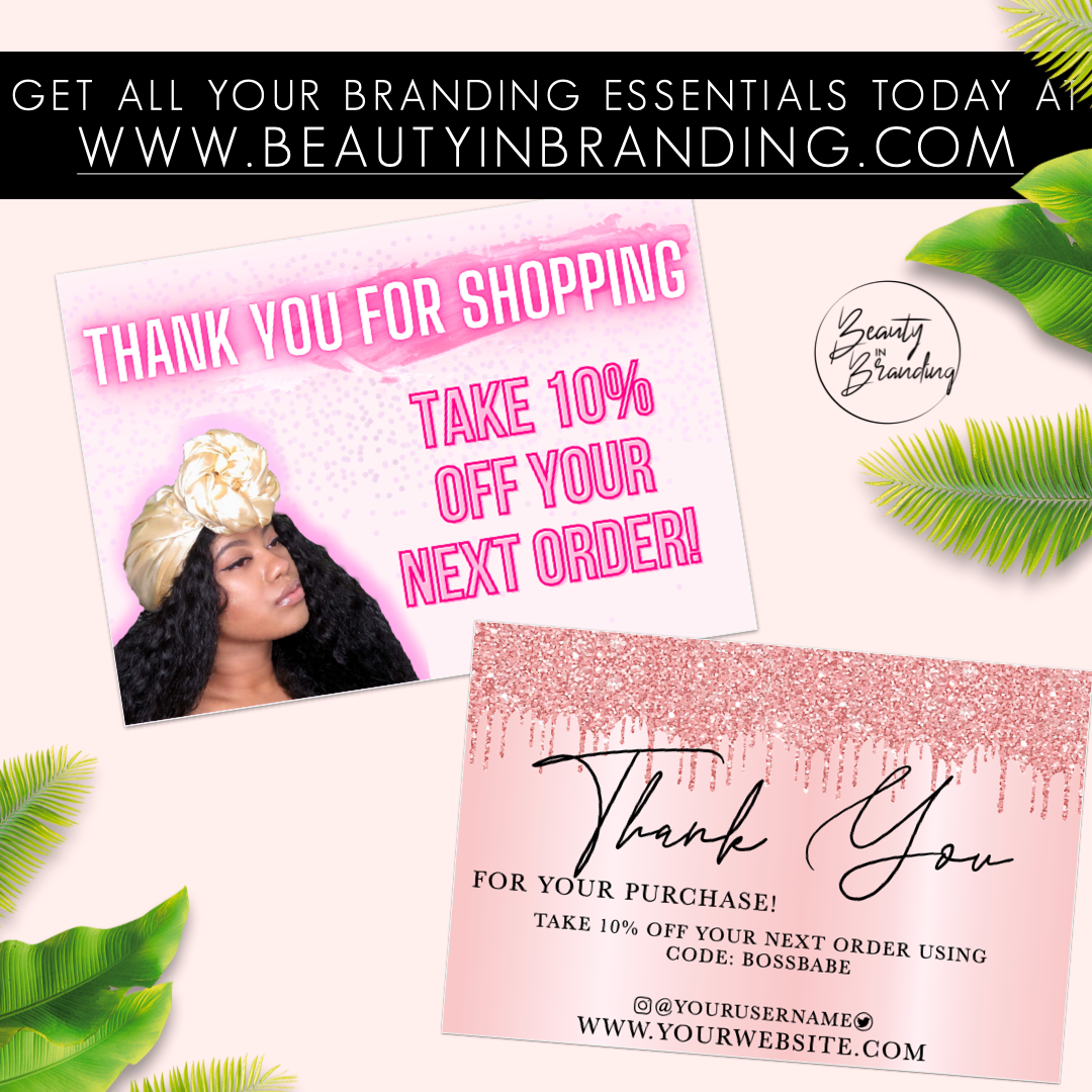 Custom Thank You Card Design